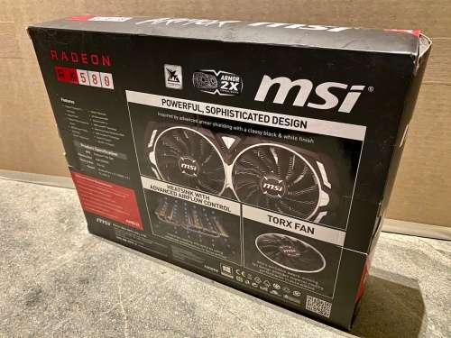 MSI Radeon RX 580 Armor 4G OC Edition Graphics Card