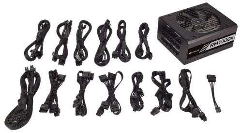 1000W PSU - Corsair RM1000X Series - 80 Plus Gold Certified Power Supply Unit