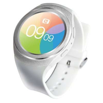 AMAZING ROUND DIAL SMART WATCH Smart watch Phone  -  SILVER