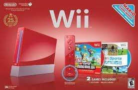 NINTENDO WII RED - NEW - LOCAL - SEALED