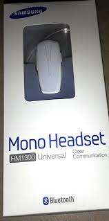 Samsung Bluetooth Mono Headset HM1300 (Black in colour)