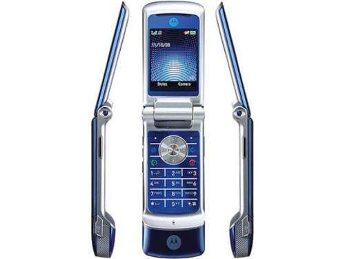 Motorola - Moto KRZR K1 - Color Cosmic Blue - Brand New - Stock On Hand