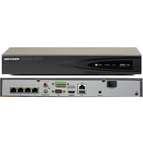 Hikvision DS-7604NI-SE (4-Ch Embedded NVR) H.264/MPEG-4
