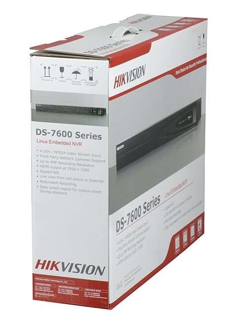 Hikvision DS-7604NI-SE (4-Ch Embedded NVR) H.264/MPEG-4