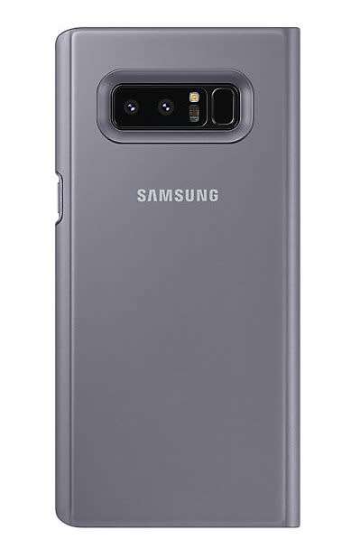 Samsung Galaxy Note 8 (EF-ZN950) Clear View Standing Cover (Orchid Gray) - Original Samsung Product