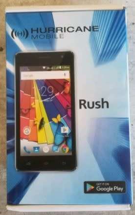 Hurricane Mobile RUSH - Dual Sim - Color Grey - Brand New - Stock On Hand