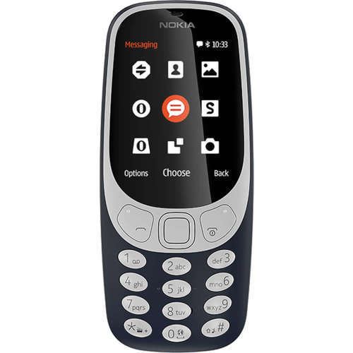 Nokia 3310 (2017)  - Dual Sim - Colour Dark Blue - New Original - Import Stock - Stock On Hand