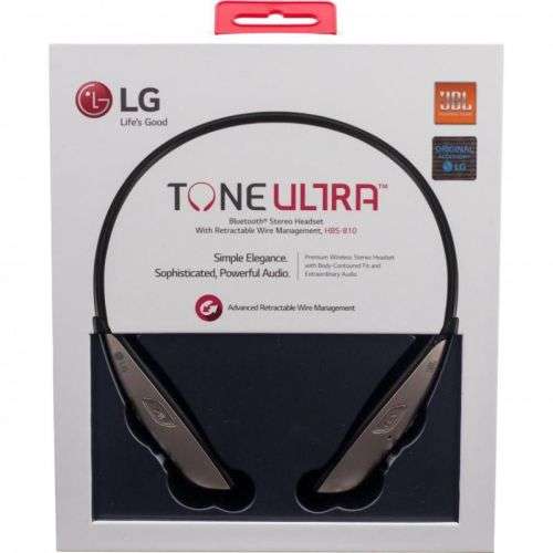 LG Tone Ultra Bluetooth Stereo Headset HBS 810 - Color Black - Sealed - Local Stock - Stock On Hand