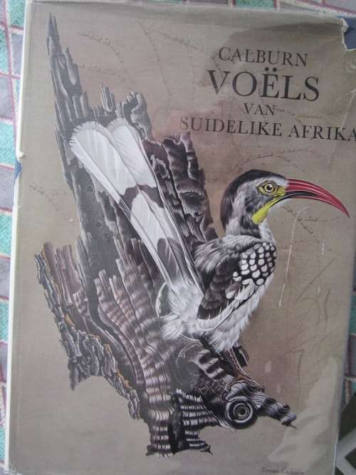 Voels  van Suidelike Afrika -Calburn -stofomslag is  verweer