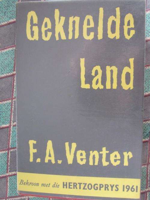 Geknelde Land - FA Venter - skoolstempel voor in boek