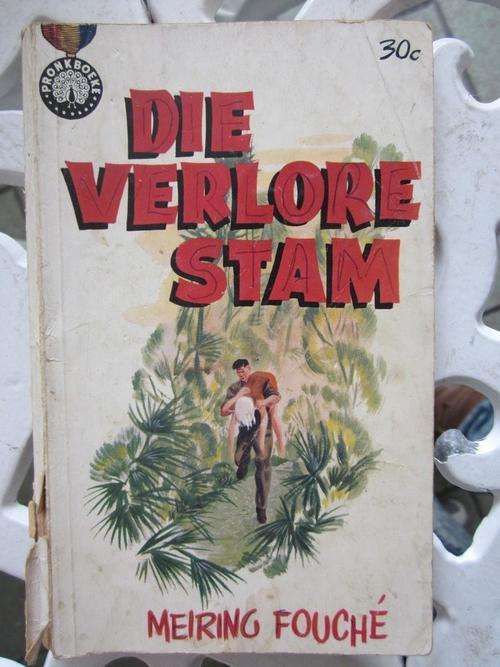 Die Verlore Stam - Meiring Fouche -Pronkboeke -Swart Luiperd Reeks- boek is effens verweer