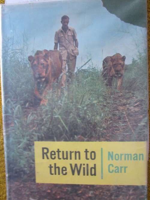 Return to the Wild- A Story of Two Lions- Norman Carr- signed