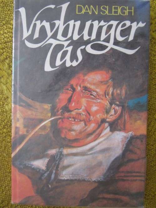 Vryburger Tas -Dan Sleigh -skoolstempel voor in boek