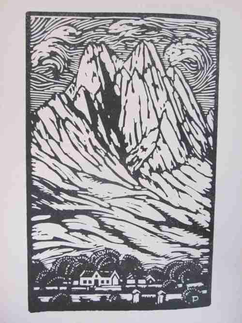 Stellenbosch 1679-1929-Houtsnee- Pierneef, Pentekeninge-AC Bouman