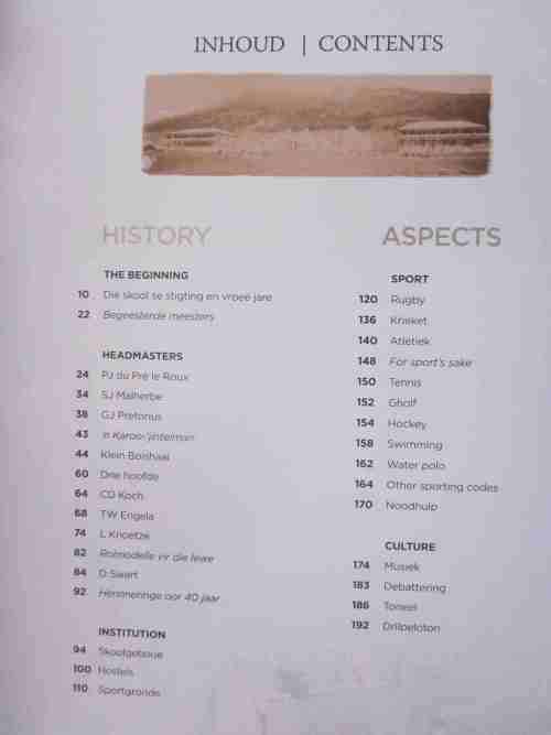 Paarl Boys' High School 150 Years/Hoer Jongenskool Paal 150 Jaar-1858-2018 Gedenkblad