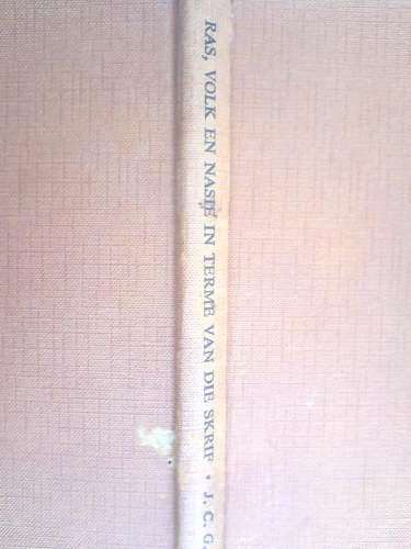 Ras,volk en nasie in terme van die Skrif - Prof JCG Kotze