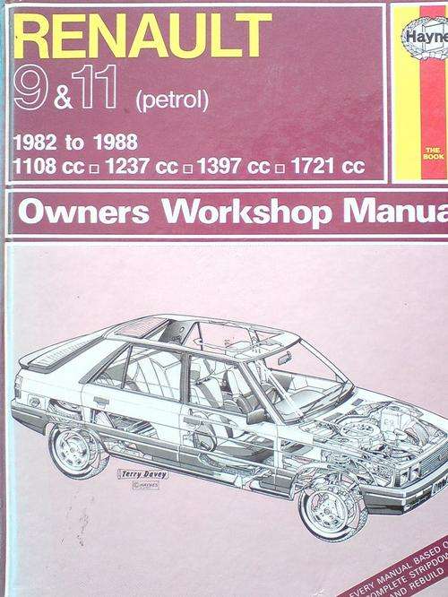 Renault 9 & 11 owners Workshop Manual - Haynes