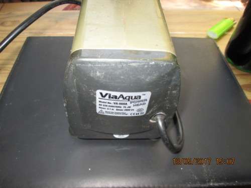 LARGE SUBMERSIBLE POND PUMP..TOP QUALITY USED ONCE BRIEFLY..SEE PICS