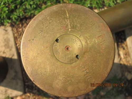 COLLECTION.. HUGE BRASS CANNON SHELLS..PLEASE SEE DESCRIPTION, IMAGES