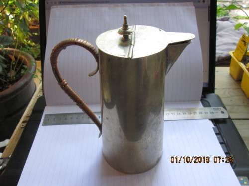 UNUSUAL!! SILVER PLATE JUG..PLEASE LOOK !!