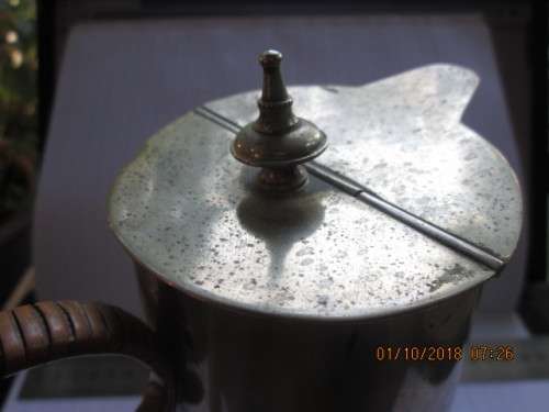 UNUSUAL!! SILVER PLATE JUG..PLEASE LOOK !!