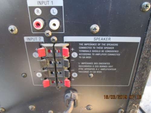 AMAZING SOUND...SONY SA-W101 POWERED SUB-WOOFER...PLEASE SEE