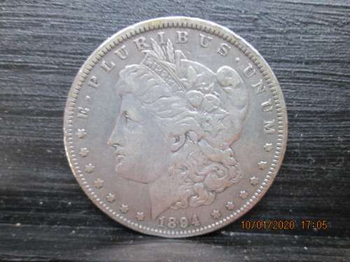 COLLECTIBLE...USA 1894 MORGAN DOLLAR WITH O MINTMARK...PLEASE SEE IMAGES