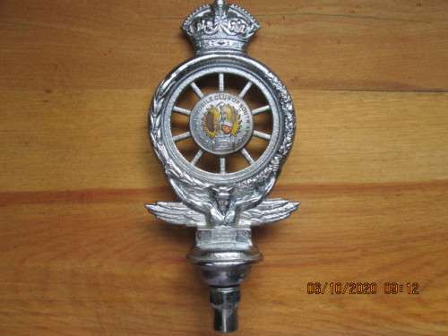 Great find...Vintage South Africa RAC Royal Automobile Club Badge #8644... Great condition