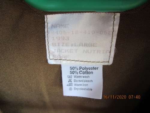 Nutria SAAF Jacket Large (1993)