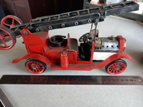 HAND CRAFTED TIN PLATE FIRE ENGINE