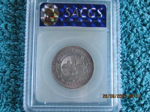 NICE COLLECTIBLE ZAR 1897 2 SHILLING SANGS GRADED VF-35
