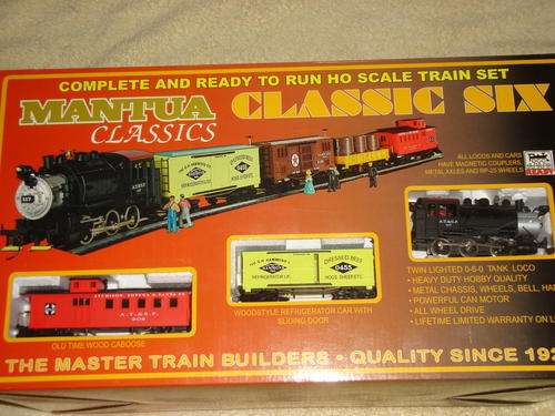 Complete and ready to run HO Scale Train Set Like new used once