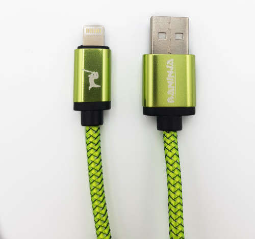 Braided Apple Iphone Lightning to USB fast charge and sync cable 2m, 2.0A (In Stock)