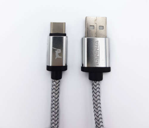 Braided Android Type- C to USB fast charge and sync cable 2m, 2.0A (In Stock)