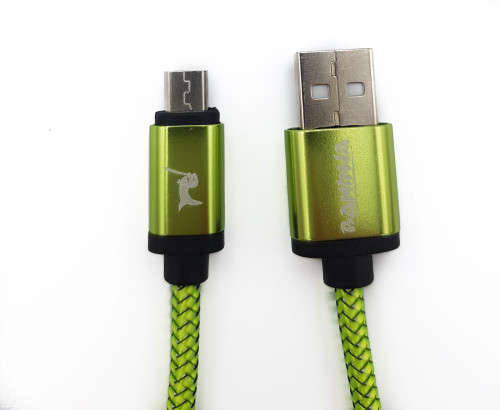Braided Android Type- C to USB fast charge and sync cable 2m, 2.0A (In Stock)