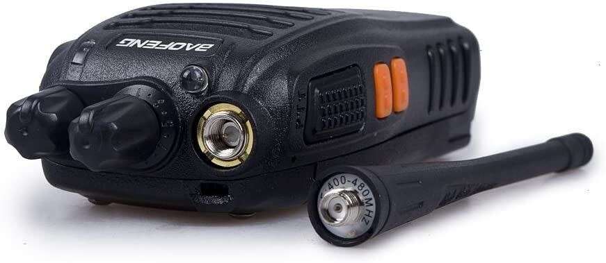 2 PCS Two way radio, BF 888S Walkie Talkie UHF 400 470MHz Long Range 5W Handheld
