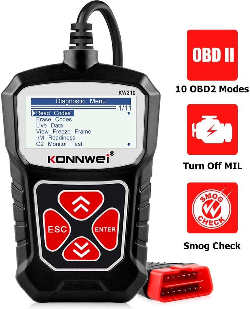 OBD-II Car Fault Detector Code Reader OBD Scanner Diagnostic Tool / Engine Diagnostic Tool / KW310