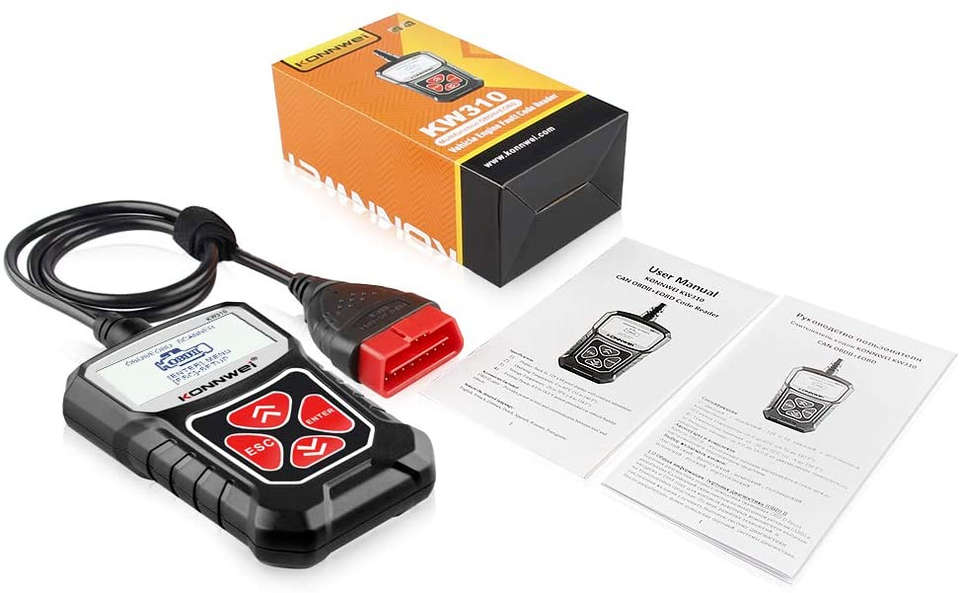 OBD-II Car Fault Detector Code Reader OBD Scanner Diagnostic Tool / Engine Diagnostic Tool / KW310