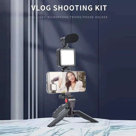 Video Making kit / Vlogging Selfie kit / Video Photo kit / Phone Vlogging Selfie light kit for