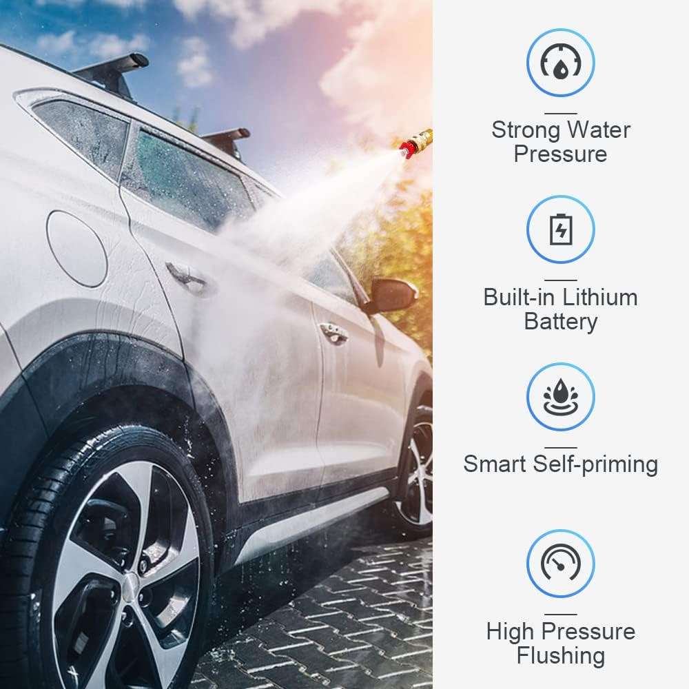 24V Cordless Pressure Washer /Portable  High Pressure Washer / Cordless Car Former