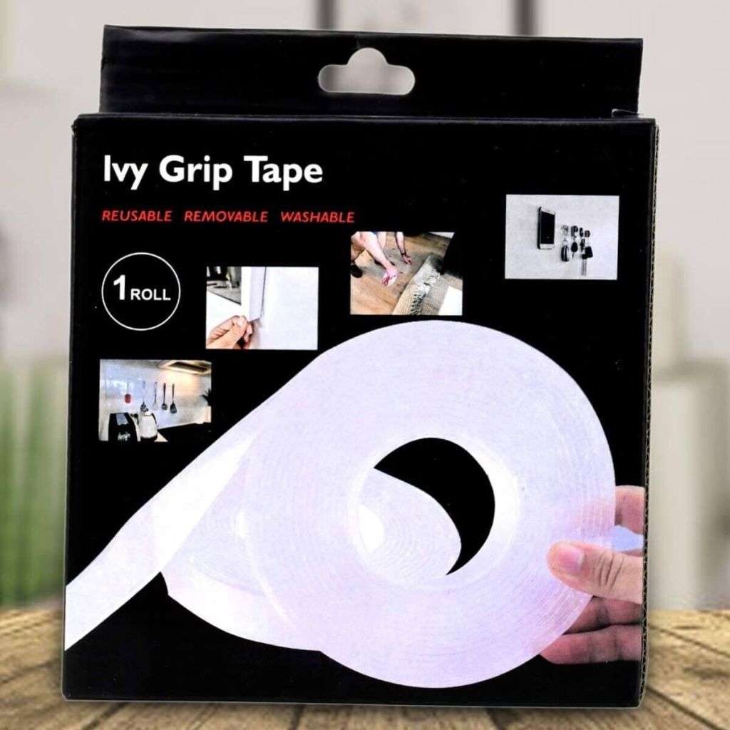 Ivy Grip Tape / Ivy Grip Tape Double Sided Foam Transparent Strong Nano Adhesive Grip 3m