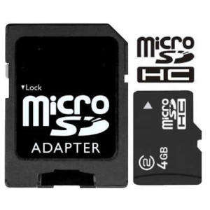 4GB MicroSD Micro SD SDHC Flash Memory Card 4 GB G New