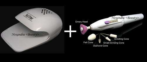 Cordless Nail Dryer & Shaper Set - 5 Attachments