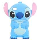 Protective Cute Stitch Style PC Case for iPhone 4 / 4S - Blue