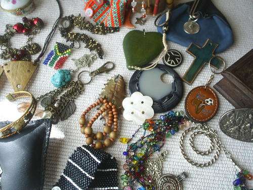 A lot of Costume Jewelry and Bits and Bobs