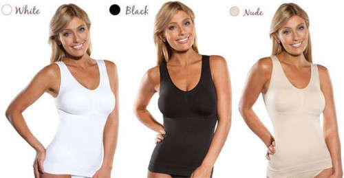 Body Shaper Vest - Removable Bra Pads included
