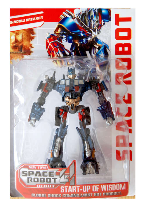 Space Robot Action Figure - Blue