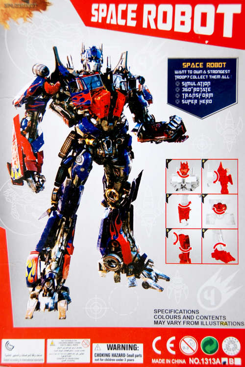 Space Robot Action Figure - Blue