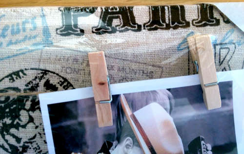 Unique Canvas photo frame with Paris print