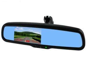 OEM Replacement Style 4.3" TFT LCD Car Parking Rearview Mirror Monitor With Original Bracket